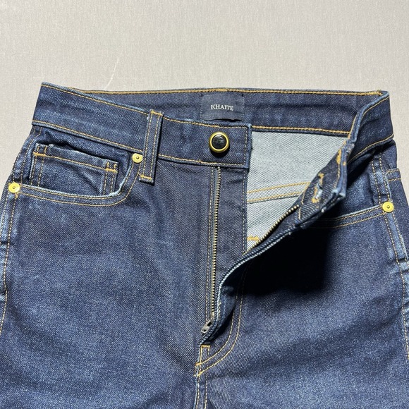 Khaite‎ Vanessa Premium Denim High Waist Slim Jeans 24 - Picture 7 of 14